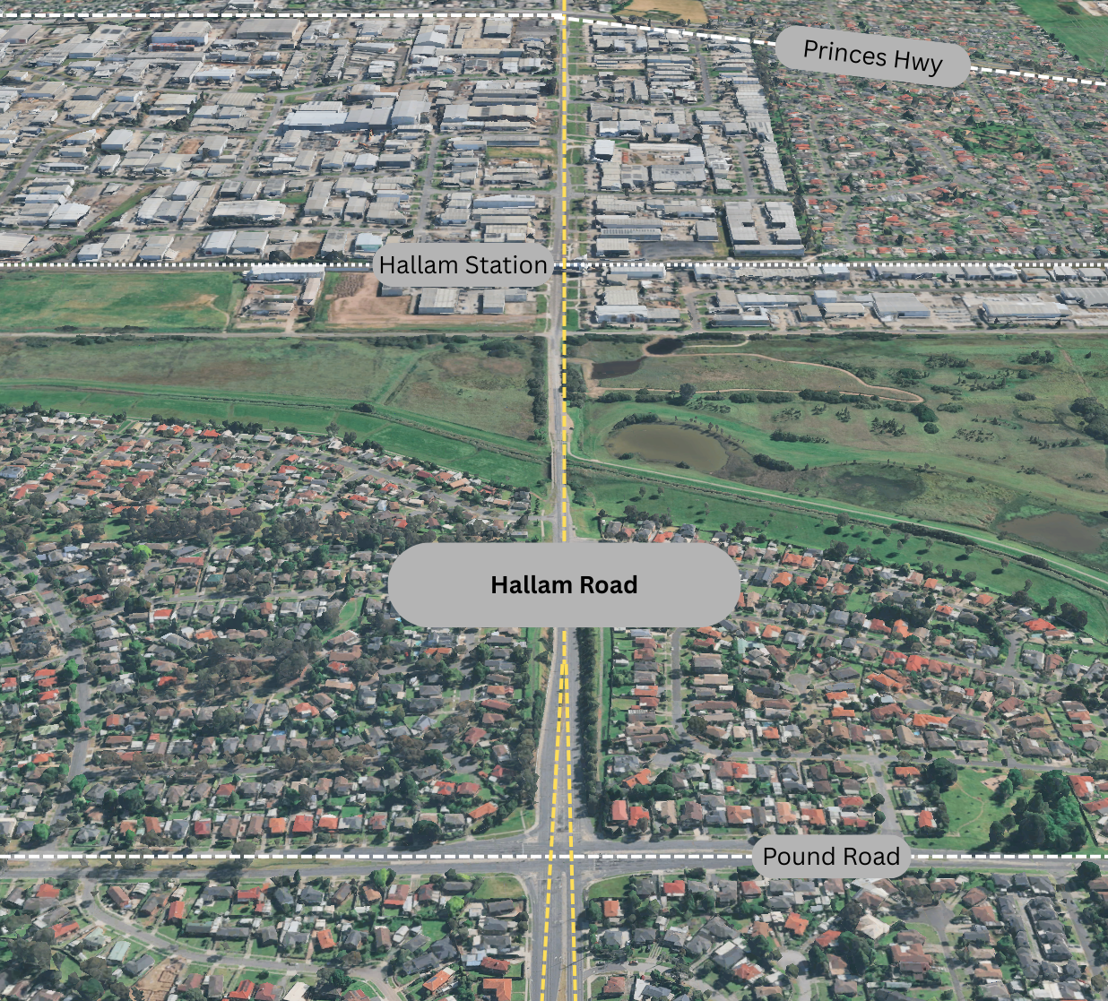 Hallam Road Duplication Map