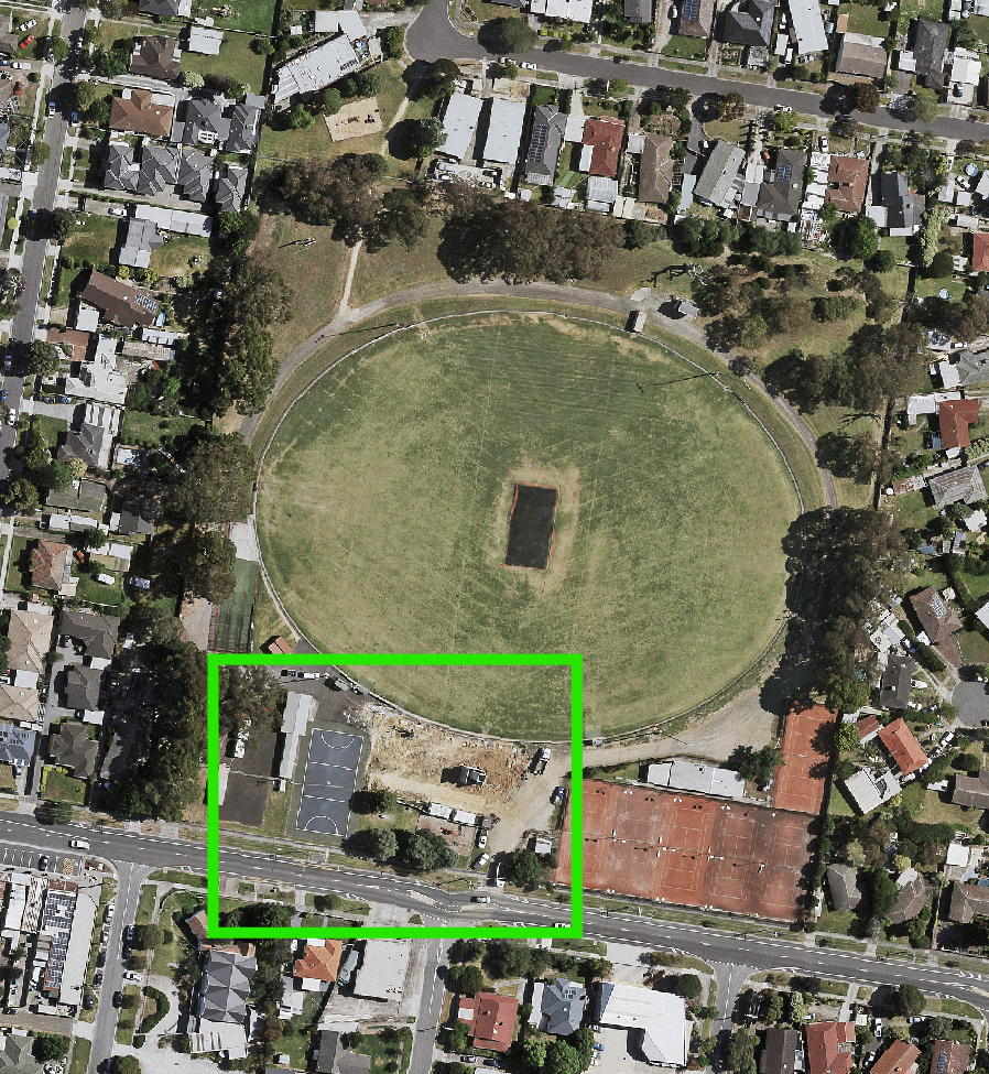 Robert Booth Reserve Aerial