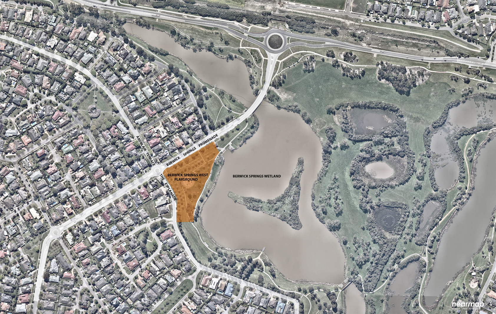 Berwick Springs Wetland Reserve (West) Playground Renewal Casey