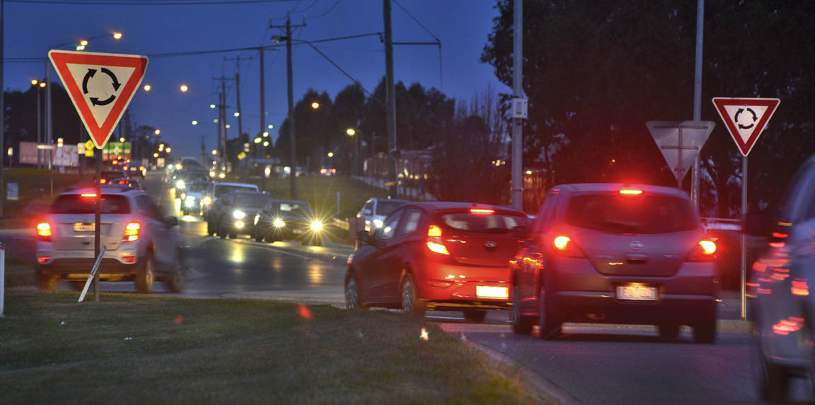 Linsell Blvd traffic heading North