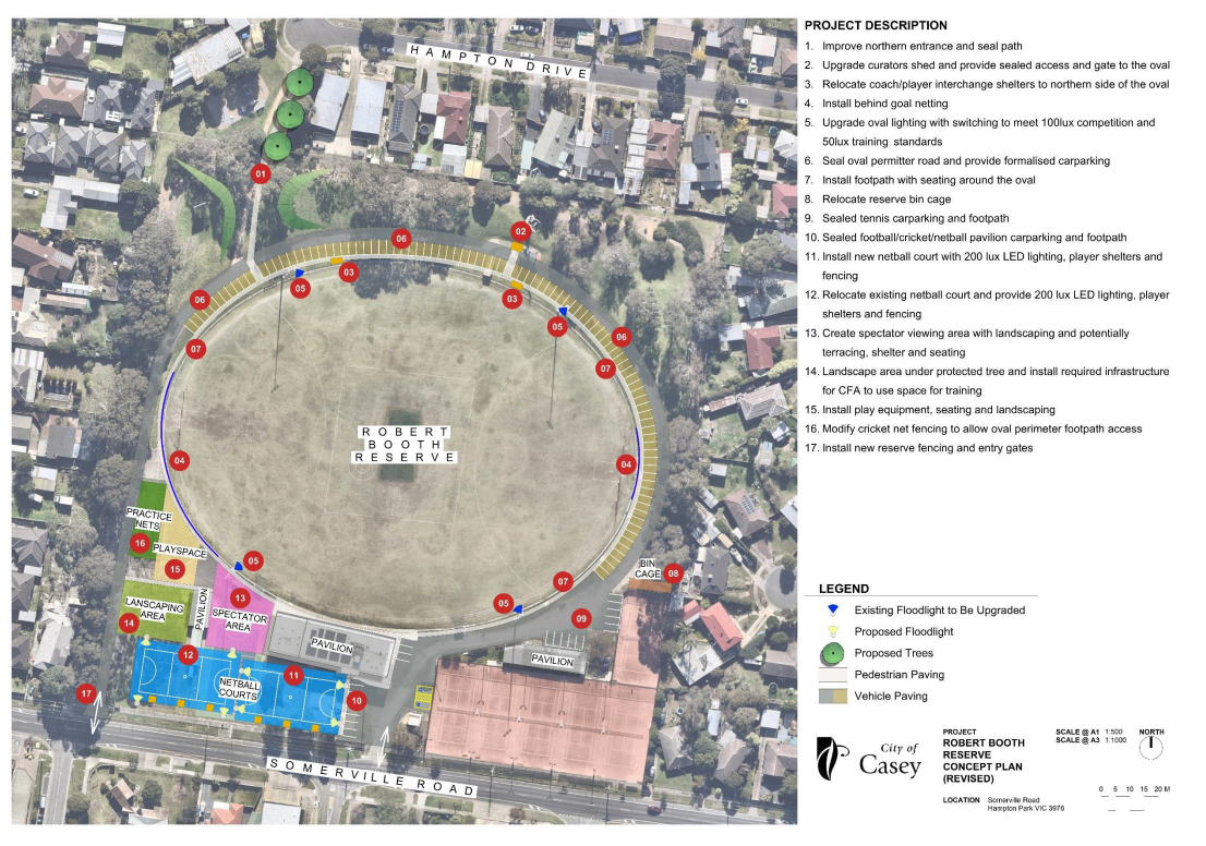 Robert Booth Reserve Master Plan